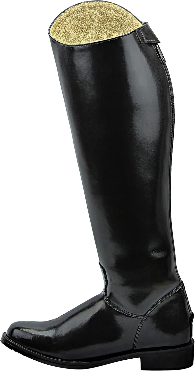 Women Ladies Elegant Dress Dressage Boots with Zipper Riding English Equestrian Black
