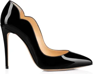 Women Pumps Sexy Pointed High Heel Patent Leather Classic Stilettos Slip On Office Office Lady Casual Dress Party Shoes