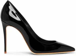 Women Pumps Sexy Pointed High Heel Patent Leather Classic Stilettos Slip On Office Office Lady Casual Dress Party Shoes