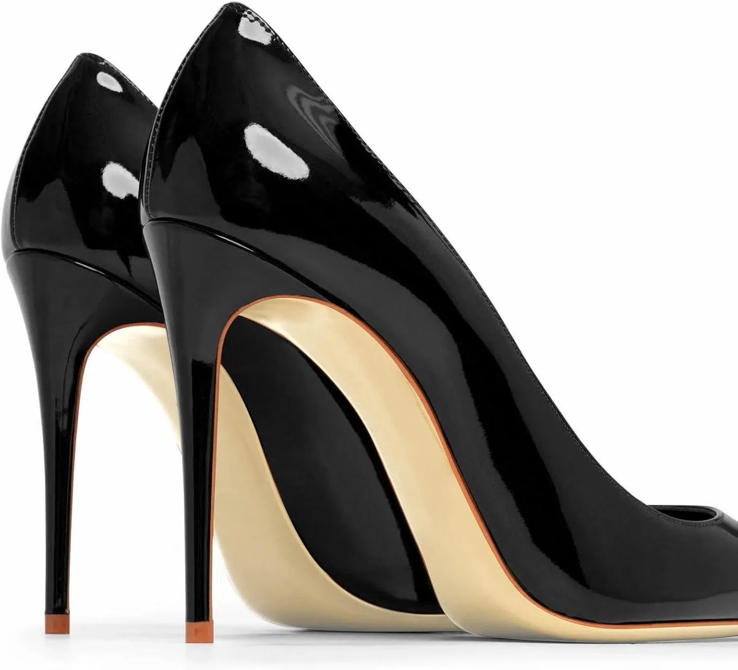 Women Pumps Sexy Pointed High Heel Patent Leather Classic Stilettos Slip On Office Office Lady Casual Dress Party Shoes