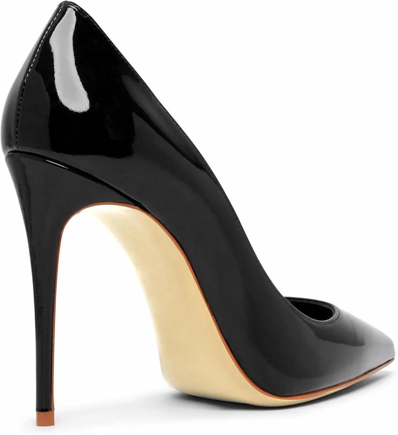 Women Pumps Sexy Pointed High Heel Patent Leather Classic Stilettos Slip On Office Office Lady Casual Dress Party Shoes
