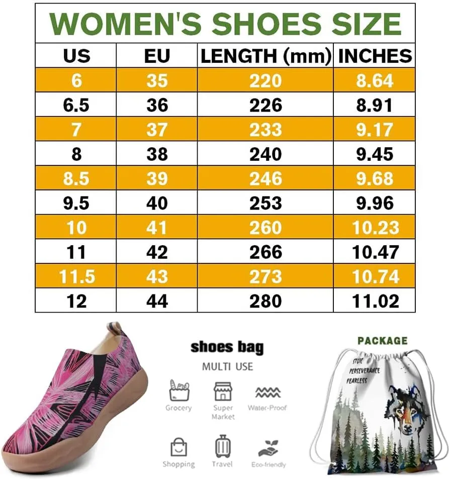 Women Vibrant Painted Slip On Loafers Ultra Lightweight Comfort Walking Sneakers Foldable Knitted Travel Shoes