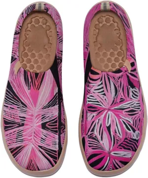 Women Vibrant Painted Slip On Loafers Ultra Lightweight Comfort Walking Sneakers Foldable Knitted Travel Shoes