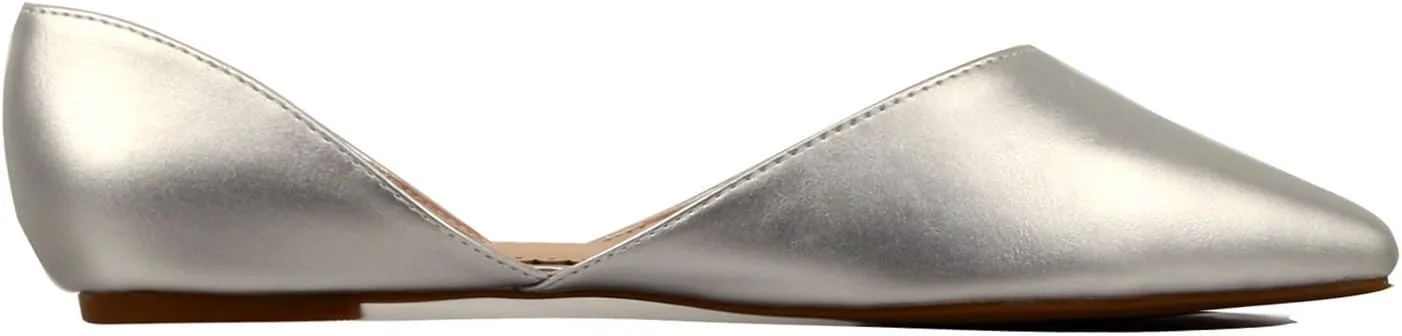 Women's Ballet Flat D'Orsay Comfort Light Pointed Toe Slip On Casual Shoes
