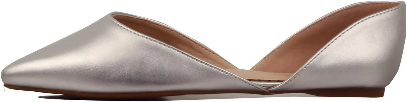 Women's Ballet Flat D'Orsay Comfort Light Pointed Toe Slip On Casual Shoes