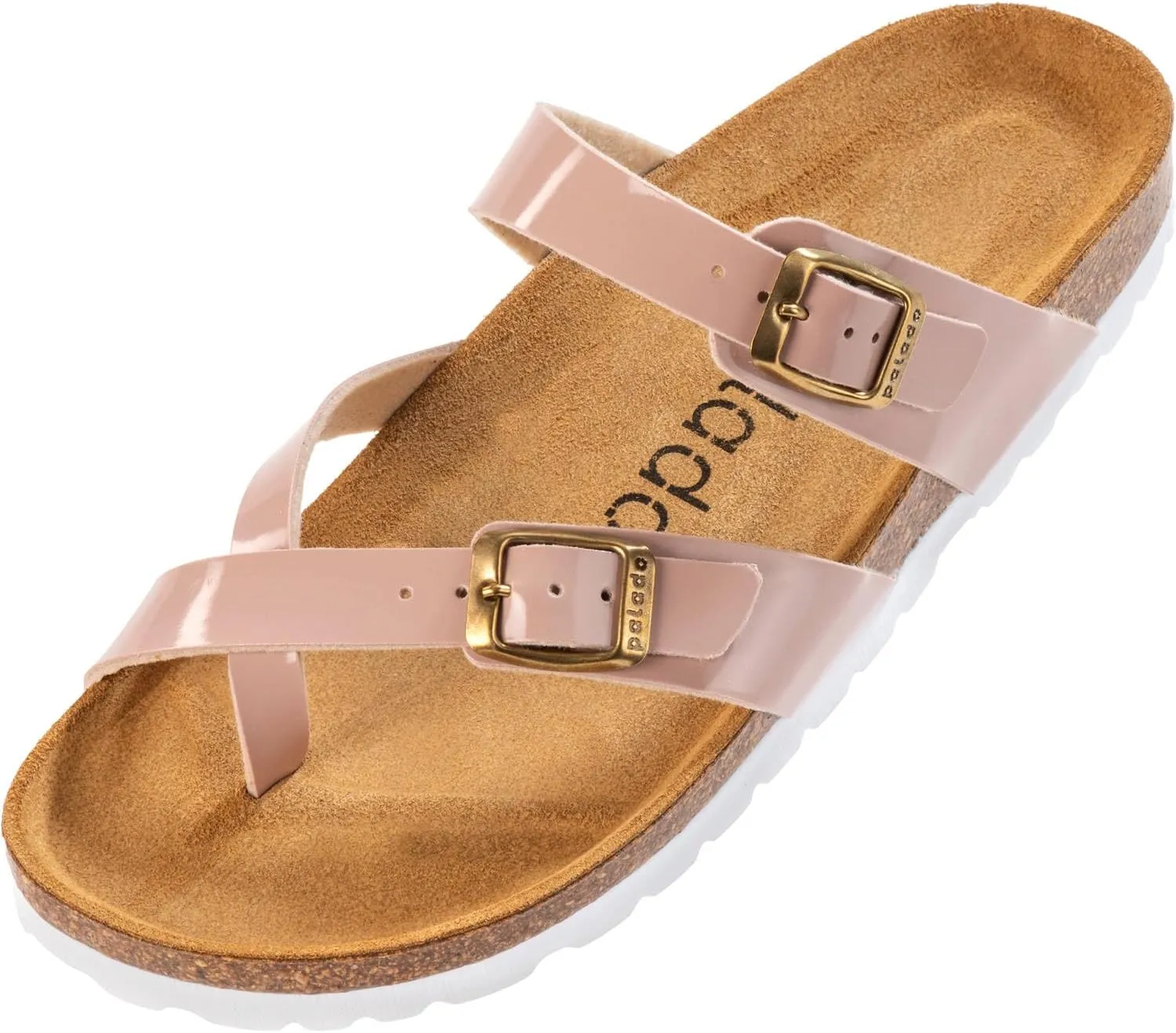 Women's Cres Matt Mules - Elegant Sandals Made in Spain - Comfortable Slippers with Cork Footbed - Fashionable Summer Shoes