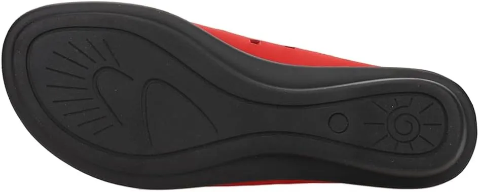 Womens Evonne Nubuck Cut Outs Slip On Flats Casual - Black