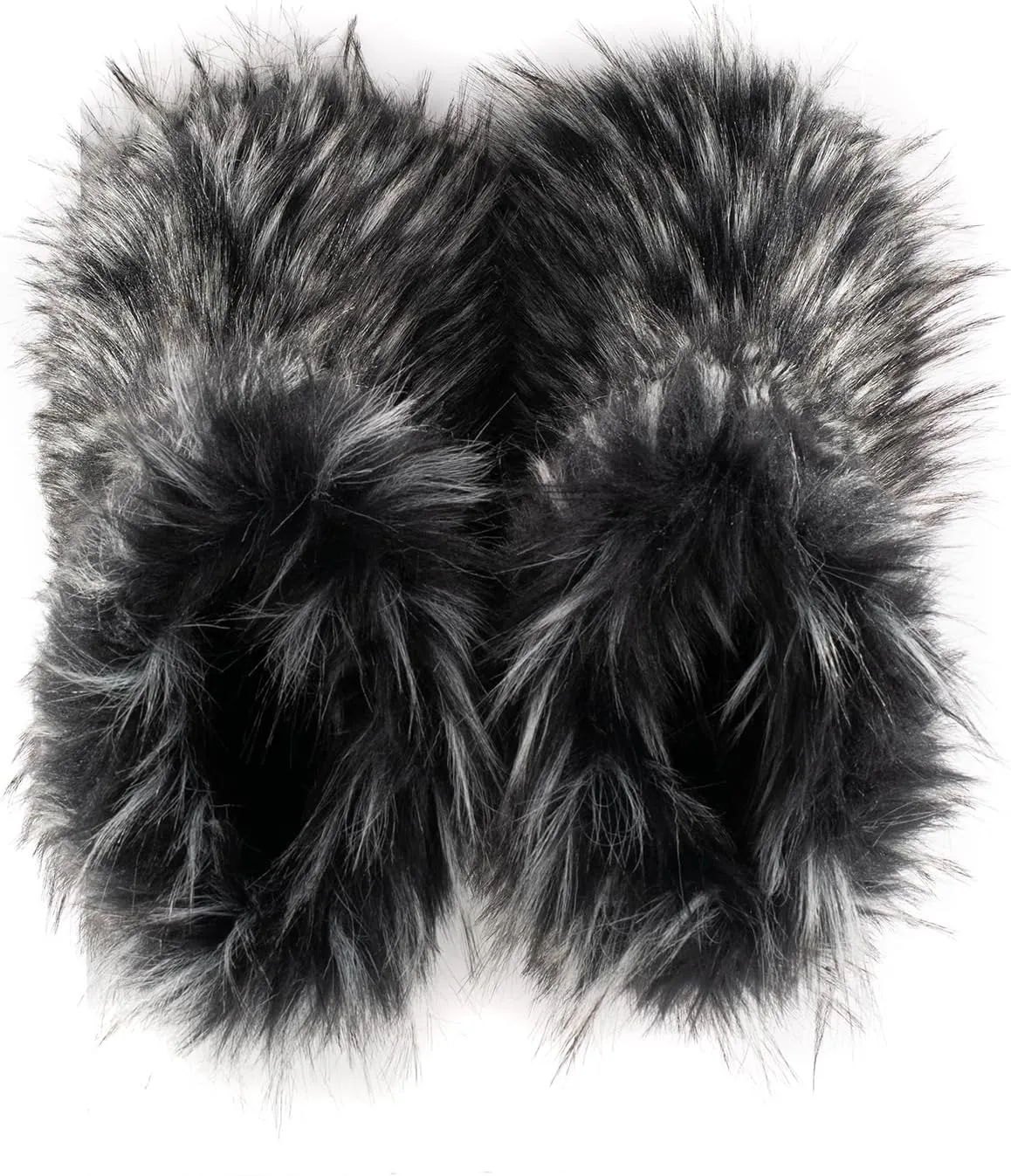 Women's Faux Fur Boots Furry Fuzzy Snow Boots Fluffy Winter Boot Warm Comfortable Mid-Calf Boot Outdoor Indoor Flat Shoes