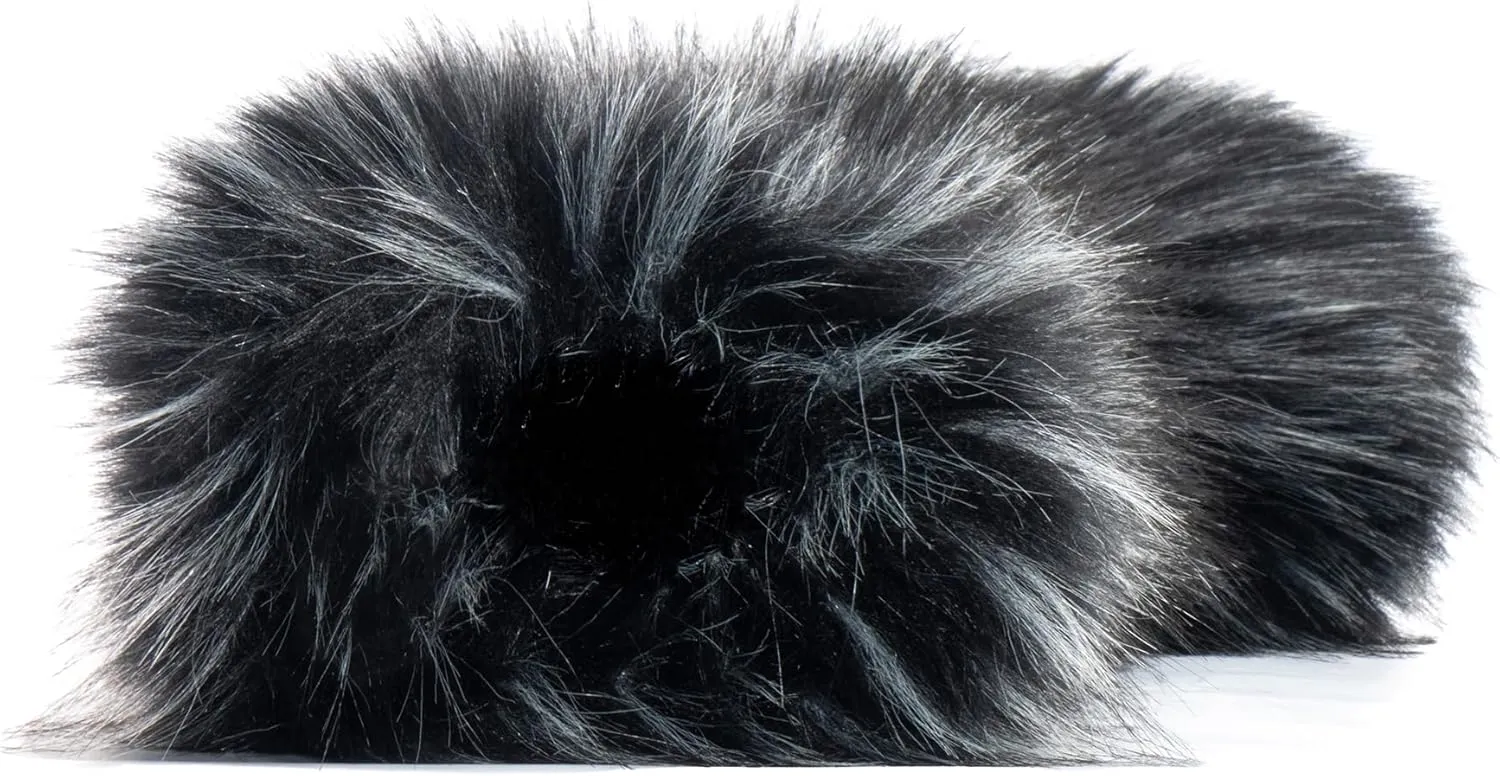 Women's Faux Fur Boots Knee-High Furry Snow Boots Fluffy Warm Winter Boots