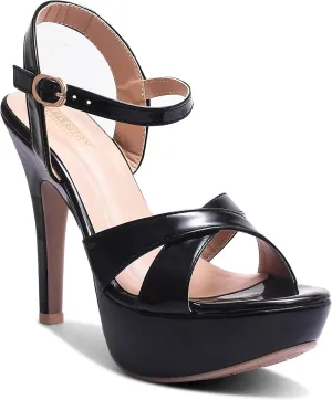Women's High Heel Platform Dress Pump Sandals – Elegant Heels for Women, Stylish Sandals for Women 2025, Perfect for Parties and Formal Events
