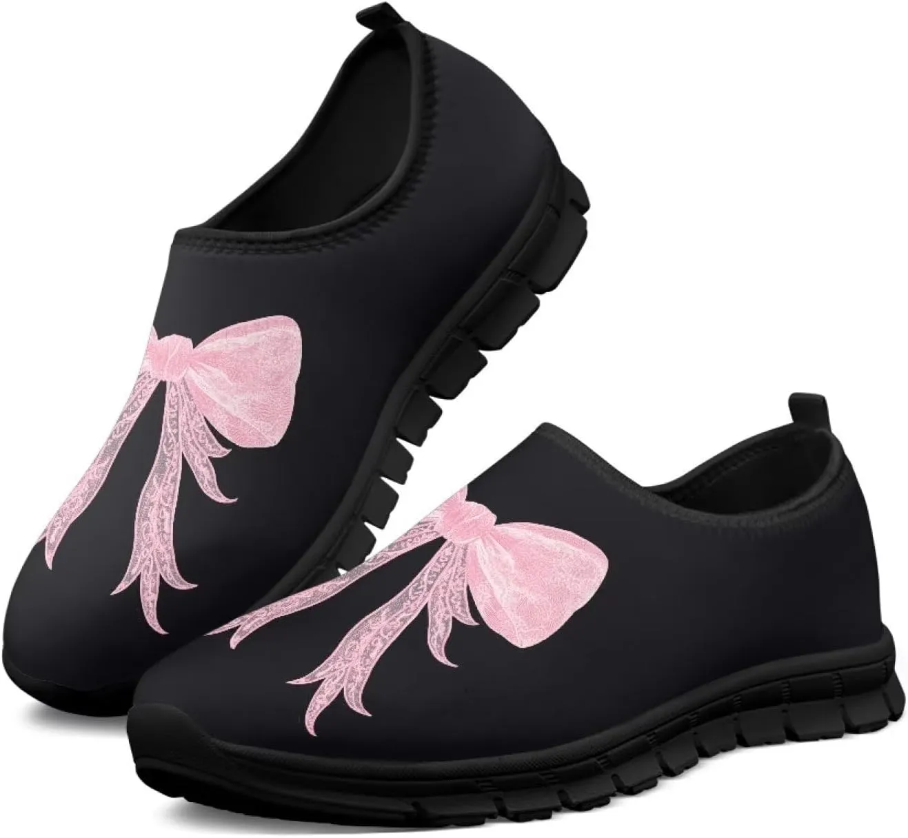 Women's Lightweight Running Shoes Breathable Casual Shoes Slip On Sneakers Soft Comfortable Loafers Low Top Non Slip for Sports Walking Training Travel US 5.5-11.5