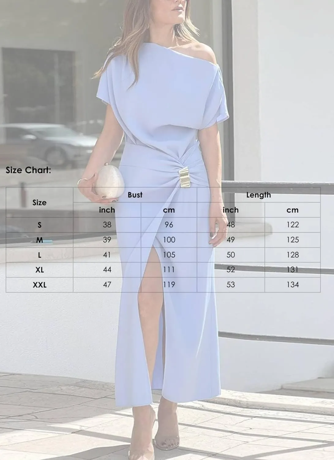 Women's Maxi Dress Fresh and Elegant Intellectual Blue Sleeveless Cold Shoulder 2025 Summer Spring Date Guest Dress