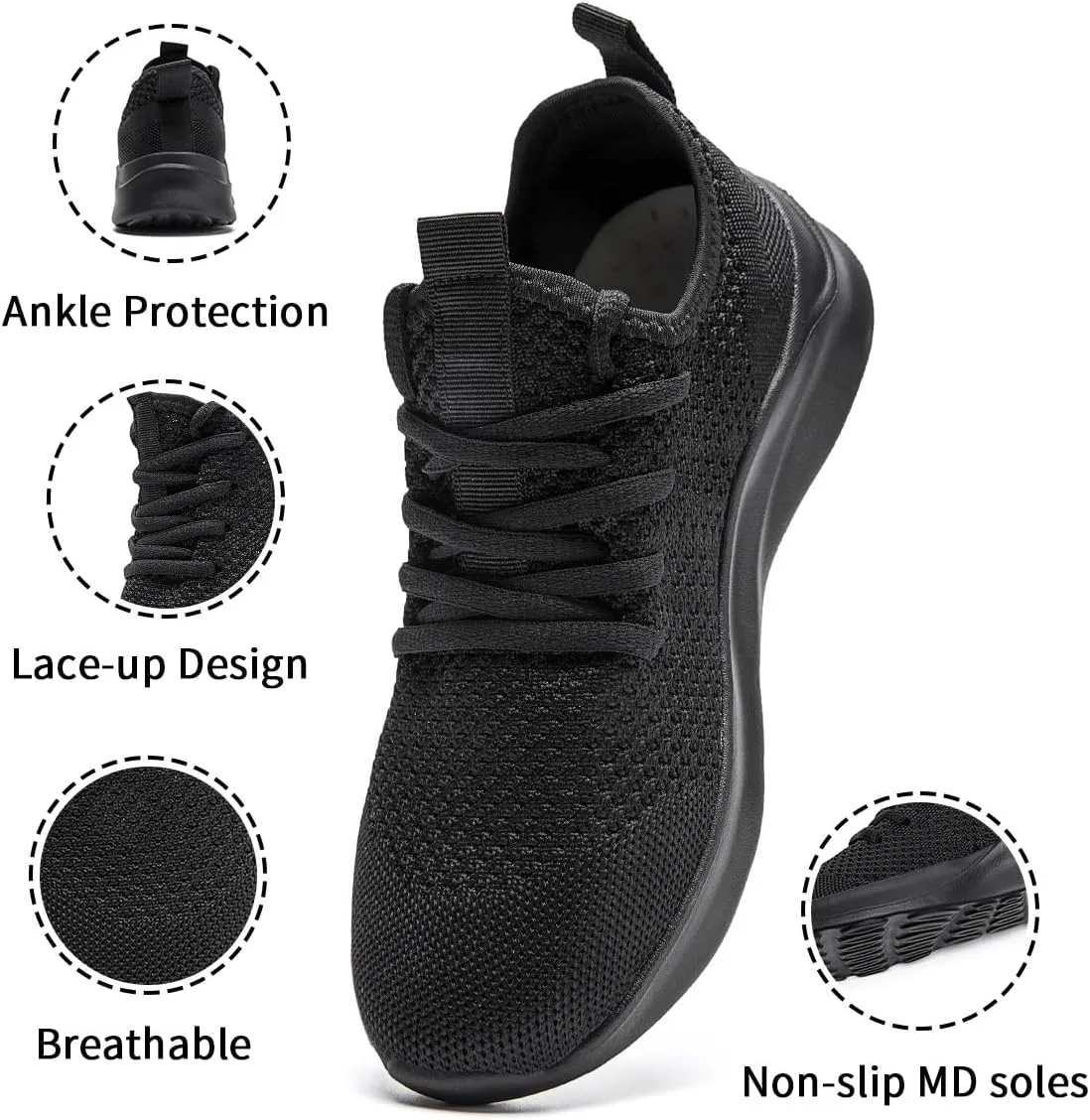 Womens Running Shoes Lightweight Comfortable Walking Fashion Gym Sneakers Non Slip Workout Tennis Shoes