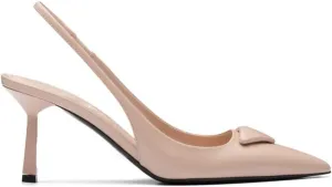 Women's Slingback Sandals Slip On Stiletto Pumps Glitter High Heels Sexy Pointy Closed Toe Sandals for Party Prom Dress Shoes
