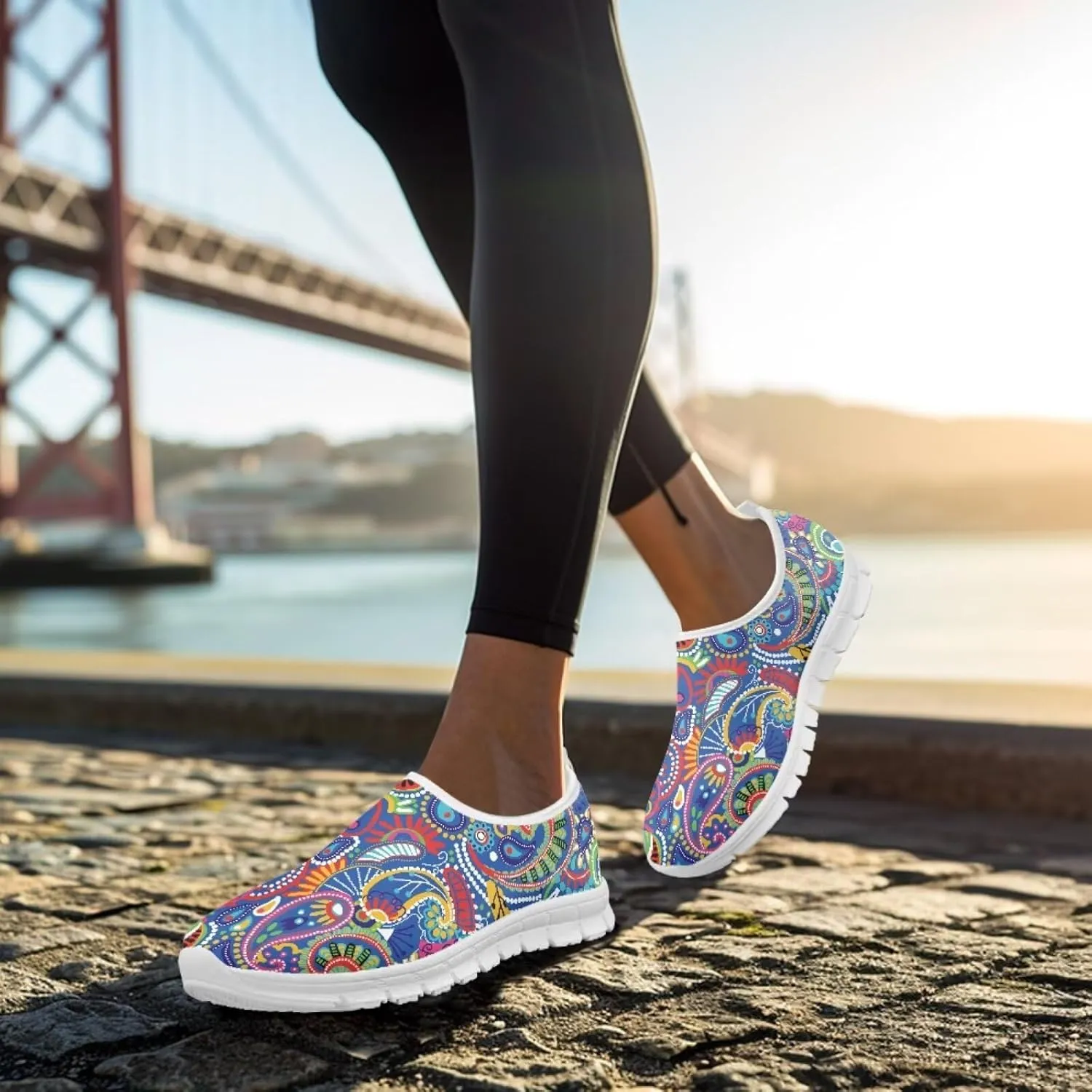 Women's Slip on Sneakers Casual Shoes Loafers Non Slip Breathable Comfortable Walking Sneakers Gifts for Women Girls White Sole Size 5.5-11.5