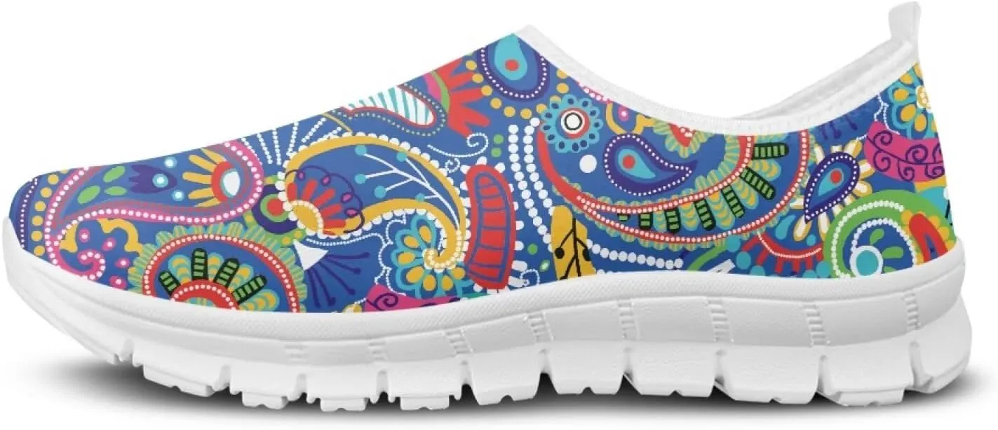 Women's Slip on Sneakers Casual Shoes Loafers Non Slip Breathable Comfortable Walking Sneakers Gifts for Women Girls White Sole Size 5.5-11.5