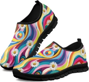 Women's Slip On Walking Casual Shoes Comfort Breathable Sneakers Non Slip Loafers Lightweight Arch Support Go Easy Running Sports Hiking Training Travel Shoes US 5.5-11.5