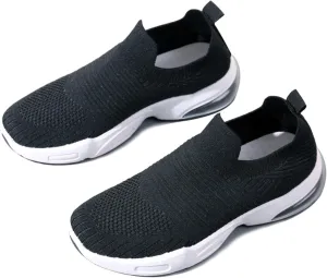 Women's Walking Shoes Correction Shoe Socks Sports Shoes - mesh Sliding Sleeve air Cushion Casual Shoe Platform Loafers Height Increasing Shoes Breathable unrestrained