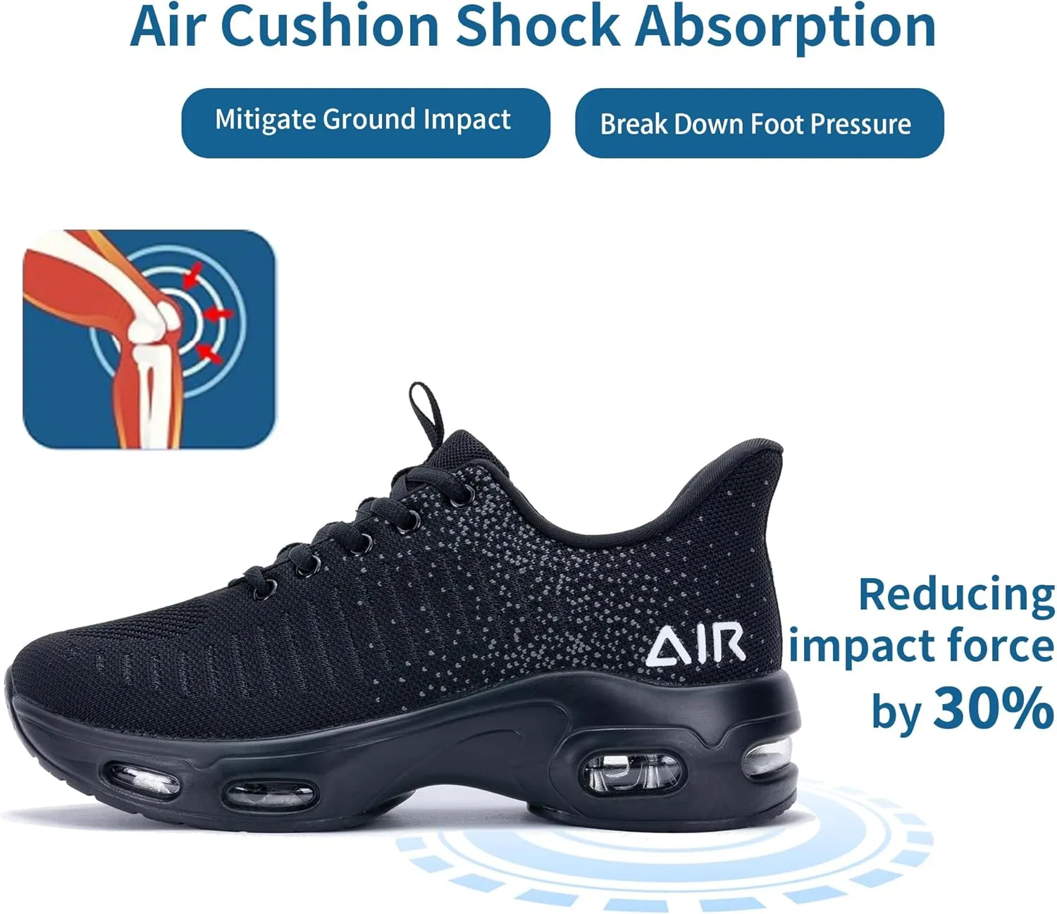 Women's Walking Shoes | Slip On | Fashion Sneakers | Air Running Tennis Shoes US 6-11