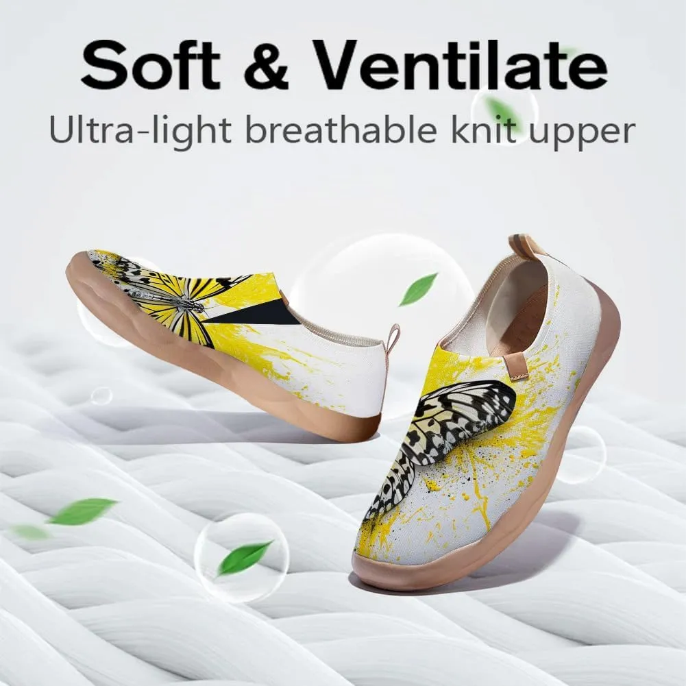 Women's Walking Travel Shoes Slip On Casual Art Loafers Lightweight Comfort Fashion Sneaker