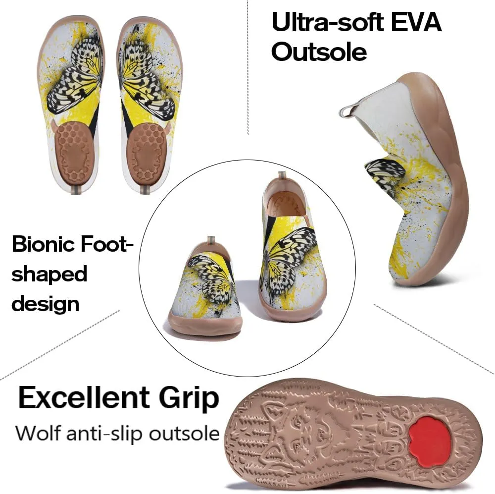 Women's Walking Travel Shoes Slip On Casual Art Loafers Lightweight Comfort Fashion Sneaker