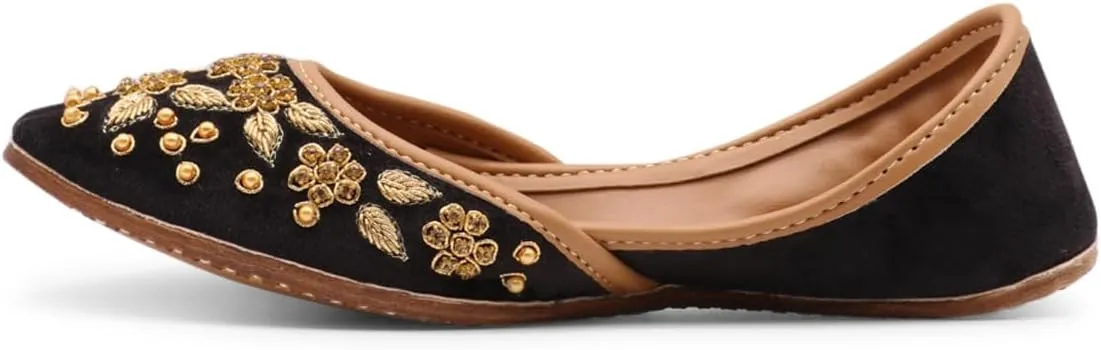 Women's Wedding Khussa Indian Wedding Jutti Punjabi Juti Mojari