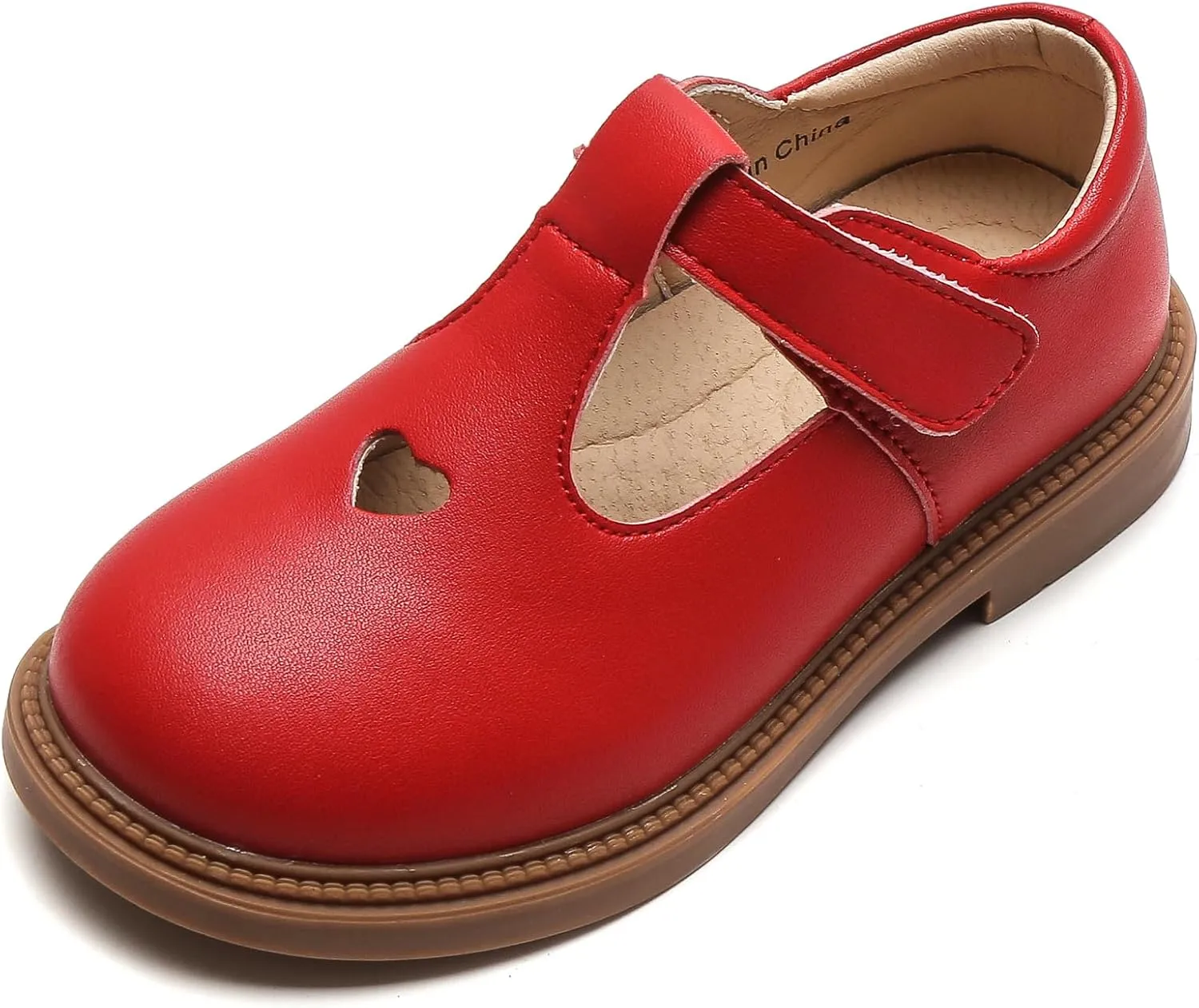 WUIWUIYU Girls Princess Oxfords Halloween Shoes T-Strap Casual Walking School Uniform Dress Mary Jane Flats