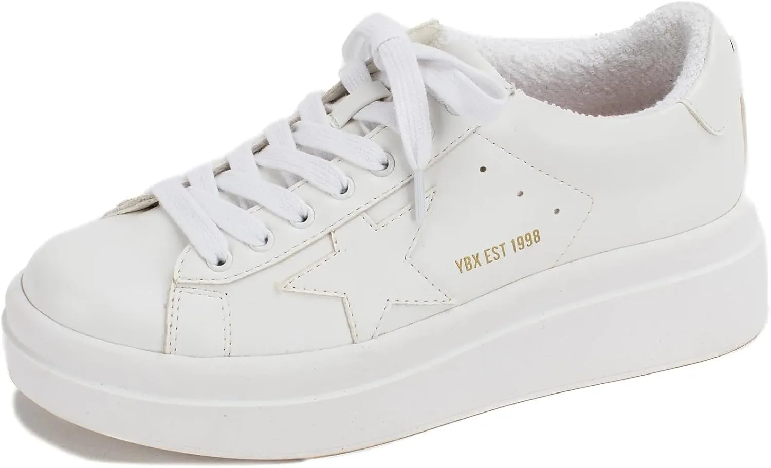 Yellow Box Women's Elonna Casual Sneaker, Lace Up Active Sneakers, Casual Athletic Fashion